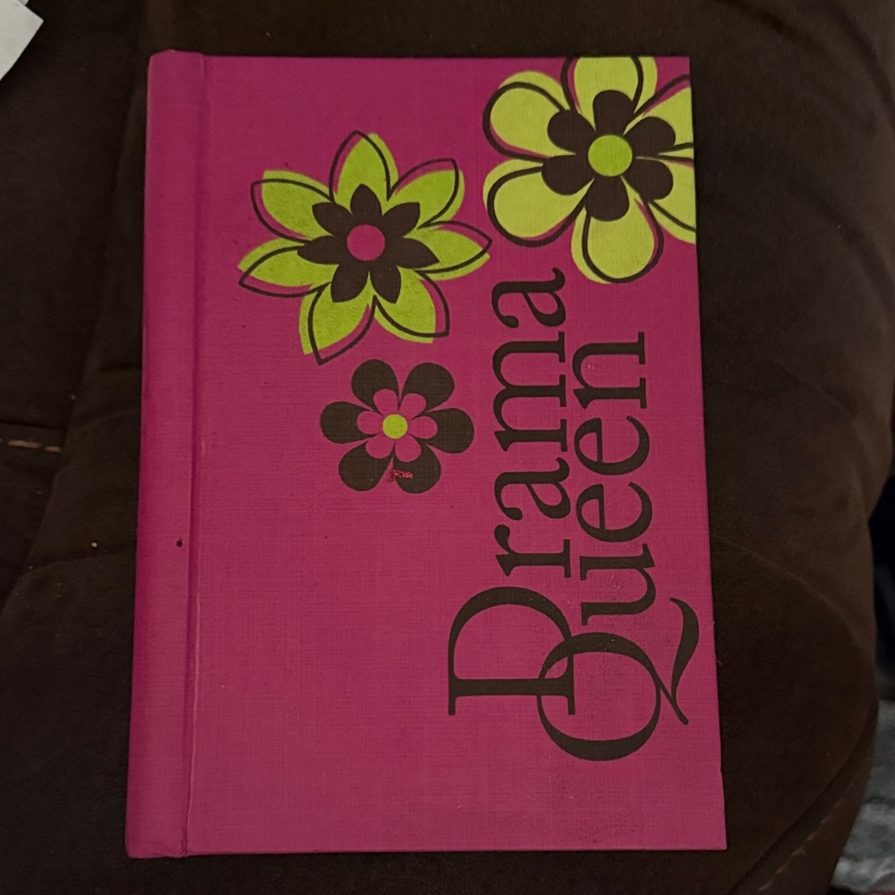 Drama Queen Spiral Hardcover Notebook 5X7